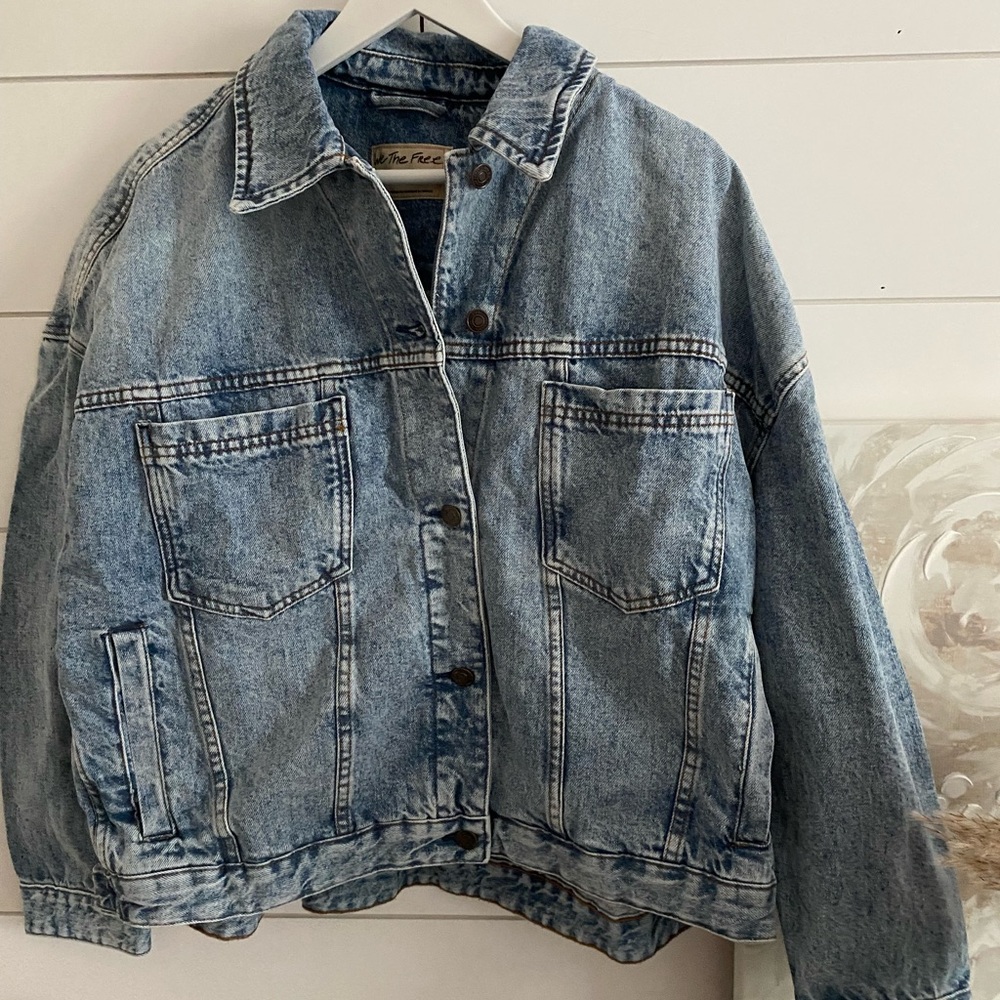 Free People Opal Swing Denim Jacket (NWT)